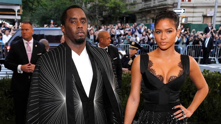 Sean 'Diddy' Combs and Cassie Ventura at the 2017 Costume Institute Benefit Gala ub 2017. Pic: zz/XPX/STAR MAX/IPx 2017/AP