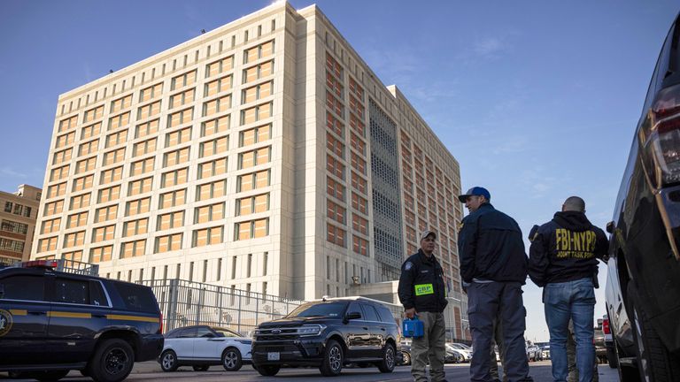 The Metropolitan Detention Center, where Sean 'Diddy' Combs is incarcerated, in the Brooklyn Borough of New York. Pic: AP/ Yuki Iwamura