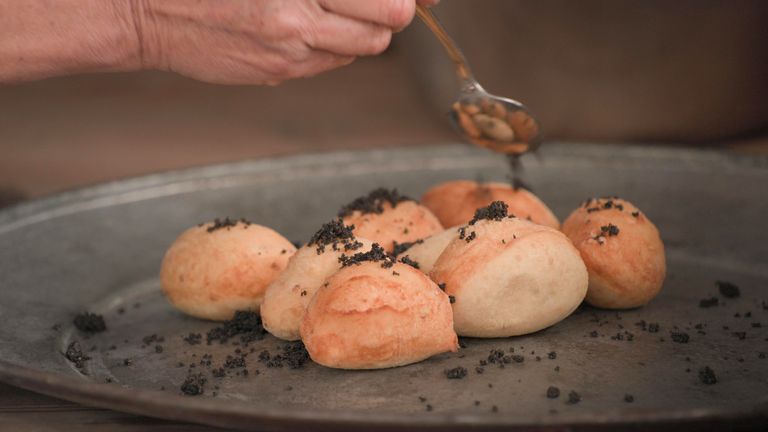 Canci checi, a Ladin staple consisting of fried ravioli.  Pic: National Geographic
