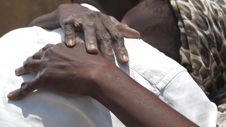 Sudanese man separated from his family by war and wounded by a stray bullet, returns home after two years