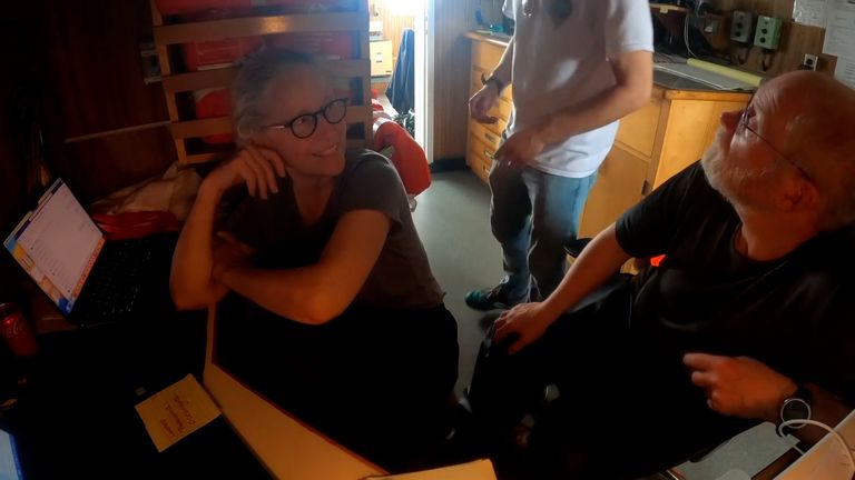 Moment wife of OceanGate CEO hears Titan sub imploding