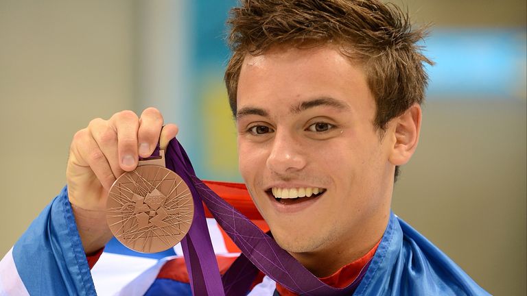 Tom Daley claimed a bronze medal at London 2012. Pic: PA
