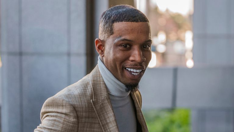 Rapper Tory Lanez during his trial in December 2022. File pic: AP/Damian Dovarganes
