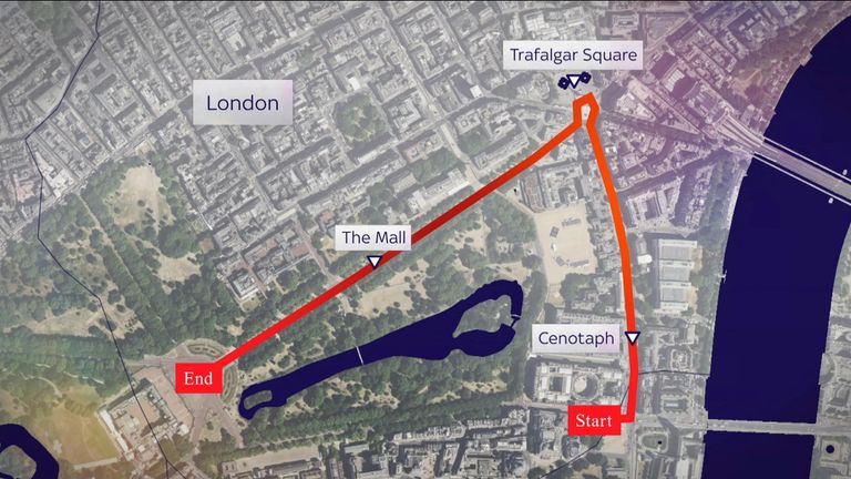 The VE Day parade route - Here’s where it’s happening