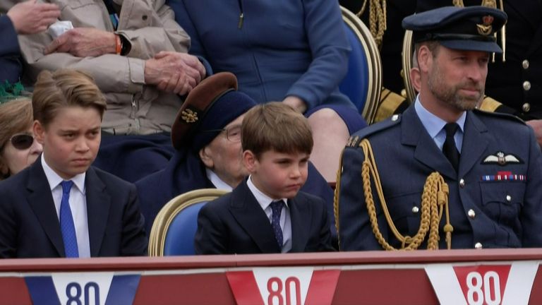 Royals, salutes and marching routes: VE Day procession highlights
