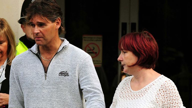 Paul and Coral Jones leave an inquest into April's death in September 2013. File pic: PA