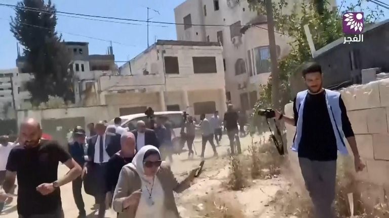 UK calls for investigation after IDF fired warning shots as British diplomats travelled through West Bank