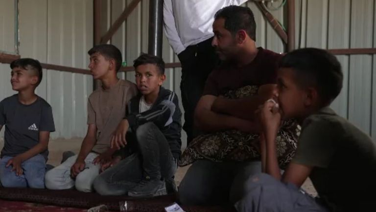 His family has lived on the land for more than 50 years, but Salaam Ka'abneh fears they could be forced to leave