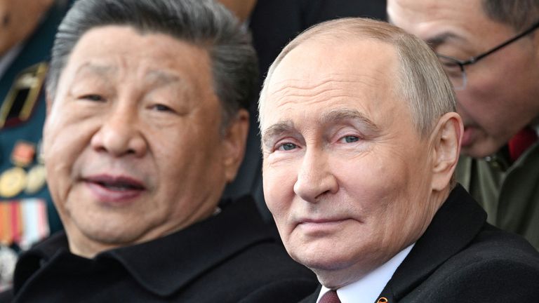 Russian President Vladimir Putin and his Chinese counterpart Xi Jinping
