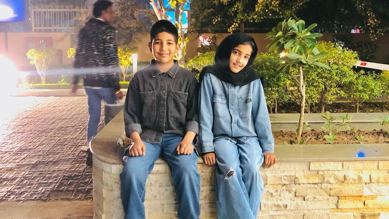 Twins Zain and Zoya