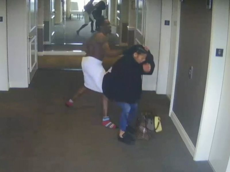 CCTV footage shows Diddy 'attacking' Cassie in hotel