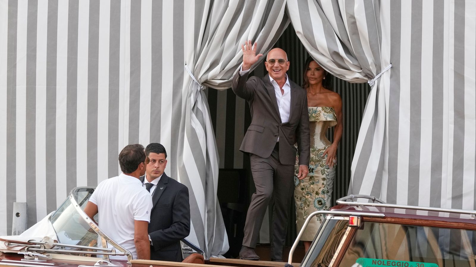 Jeff Bezos's Venice wedding celebrations begin with star-studded party after fresh protests