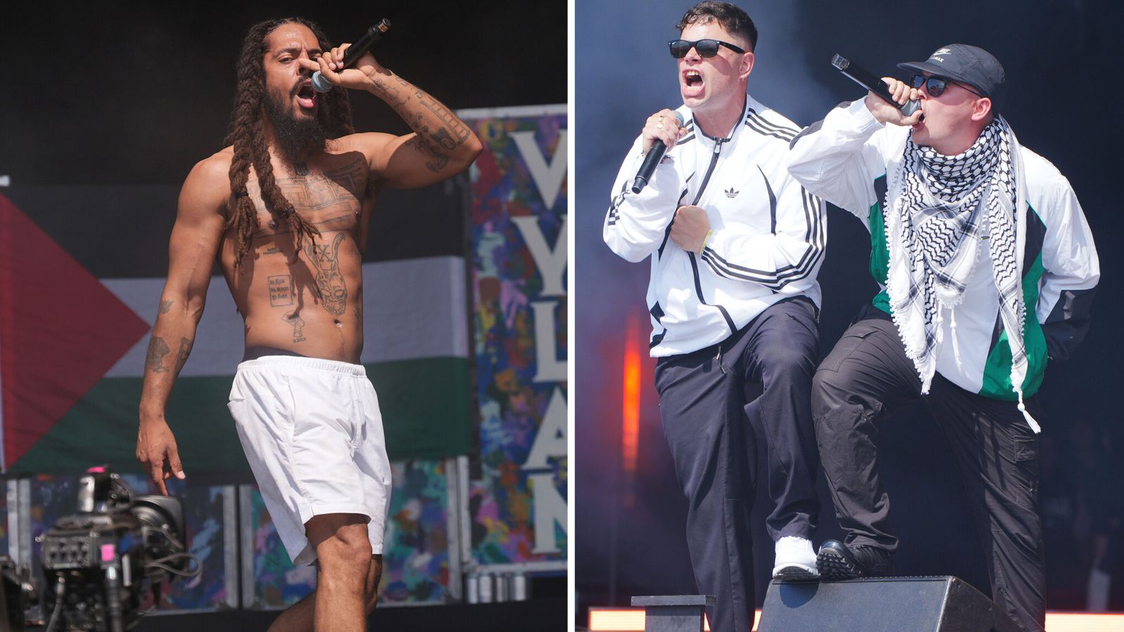 Criminal investigation launched into Glastonbury performances of Kneecap and Bob Vylan