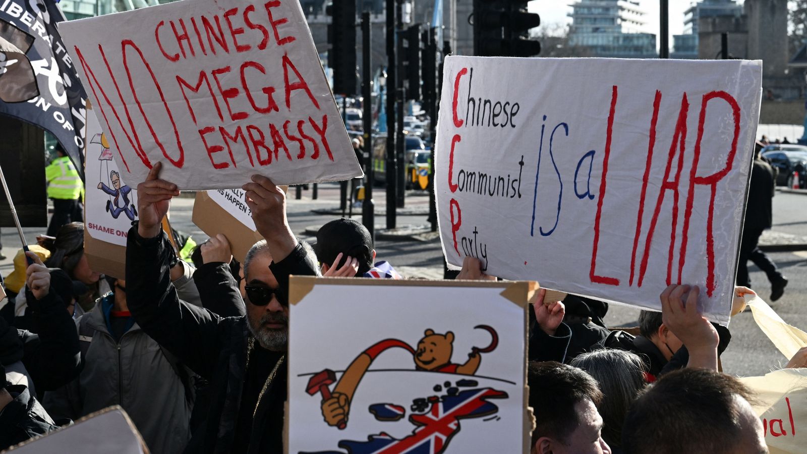 Minister dismisses US misgivings over Chinese 'super embassy' in London - as Tories warn of 'espionage base'