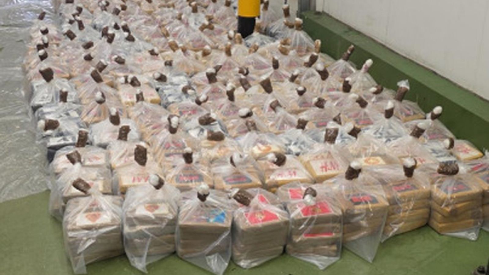Cocaine haul worth nearly £100m seized in one of UK's biggest-ever drugs busts