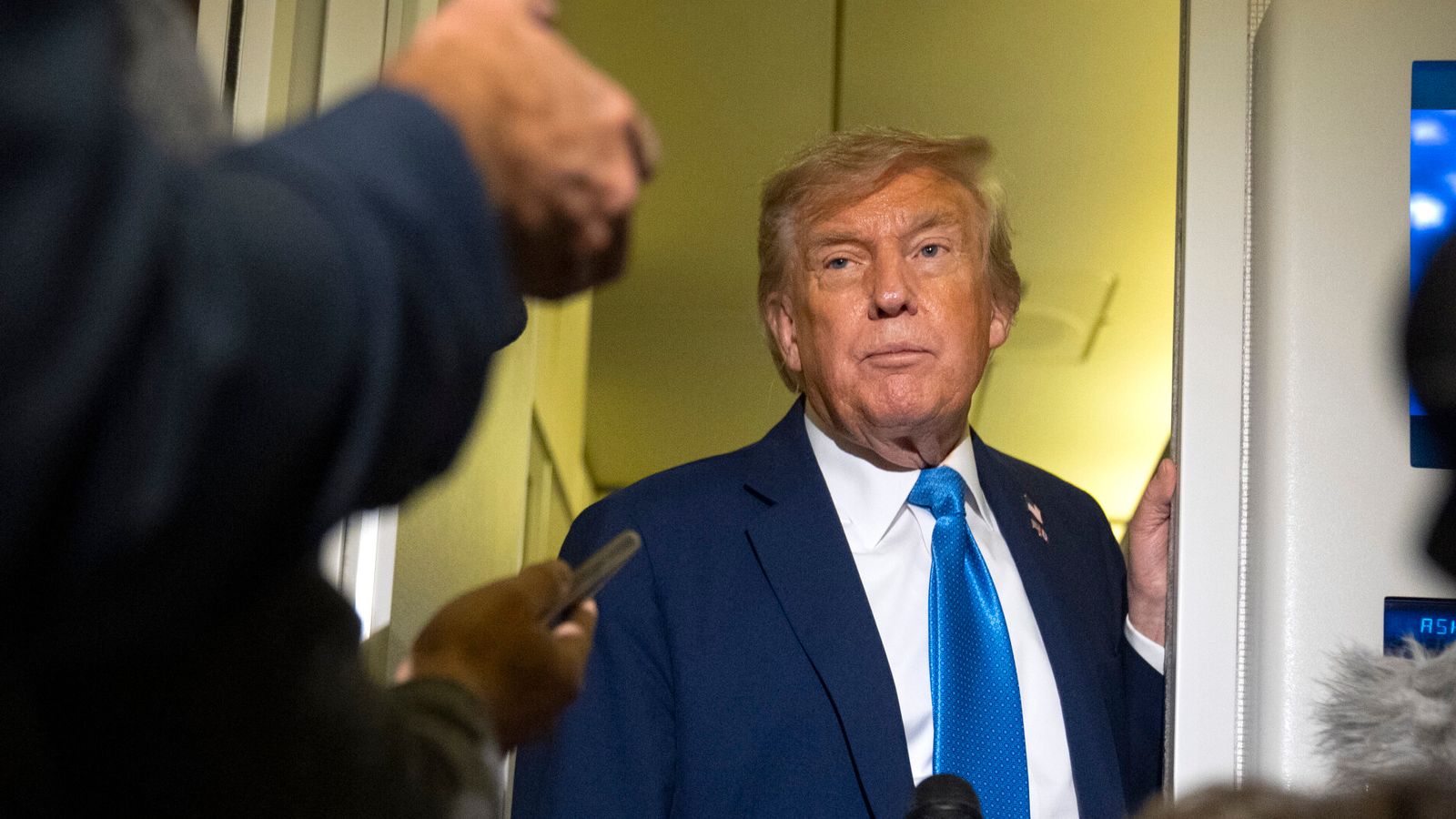 Donald Trump looked uneasy at G7 summit – his early exit spared him a Ukraine showdown