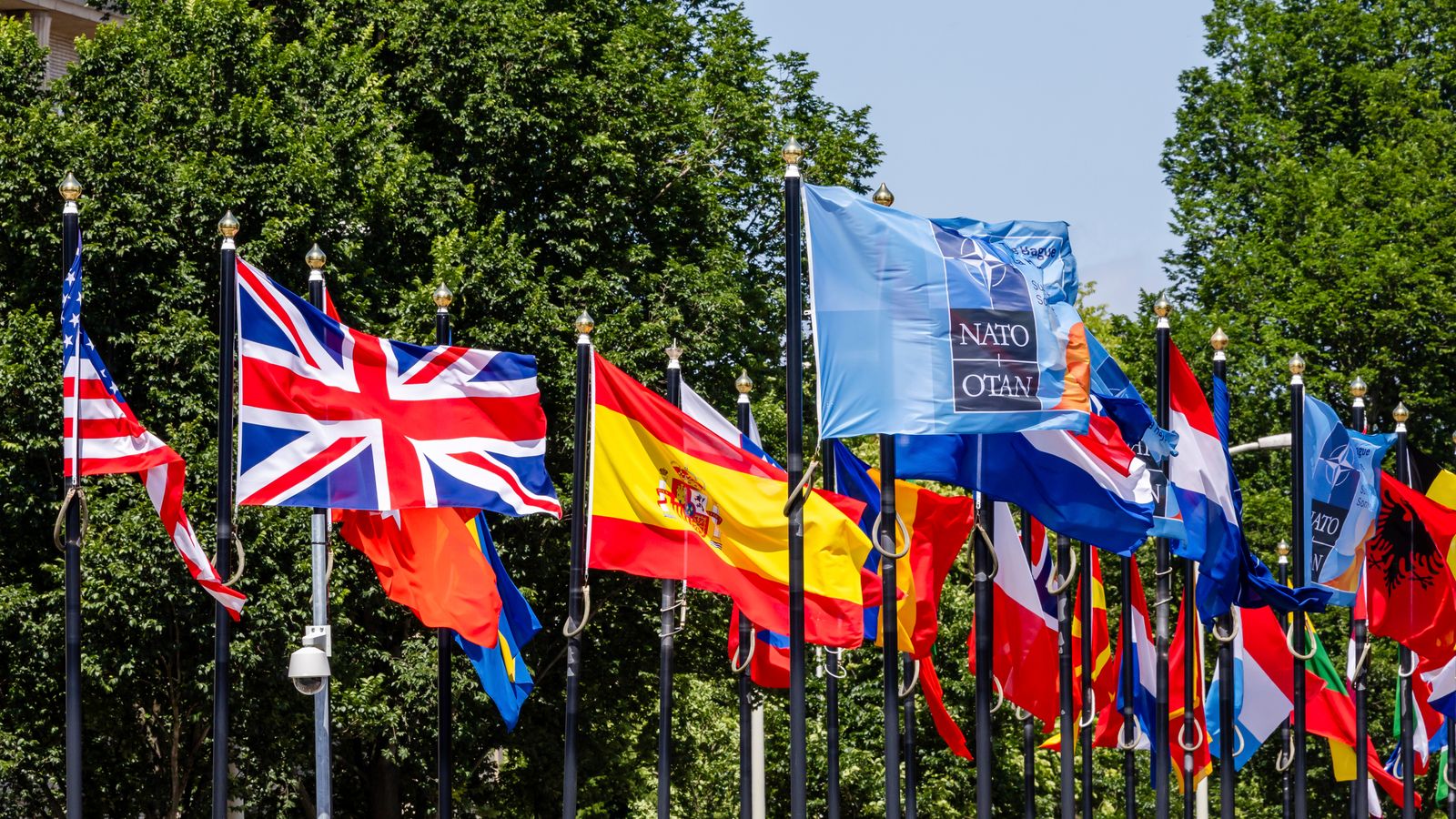 World leaders gather for NATO summit | News UK Video News | Sky News