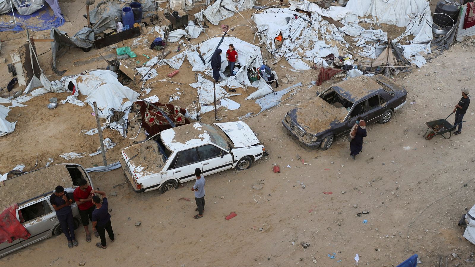 At least 60 killed in Israeli strikes across Gaza, health staff say