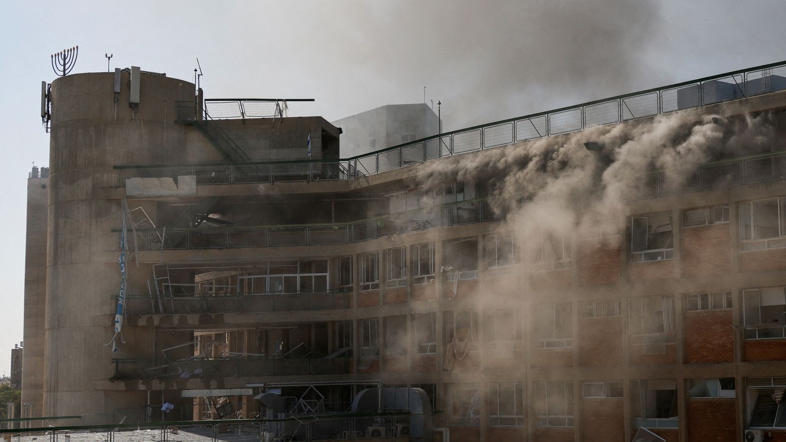 Hospital struck in Israel as IDF attacks Iran nuclear site | World News