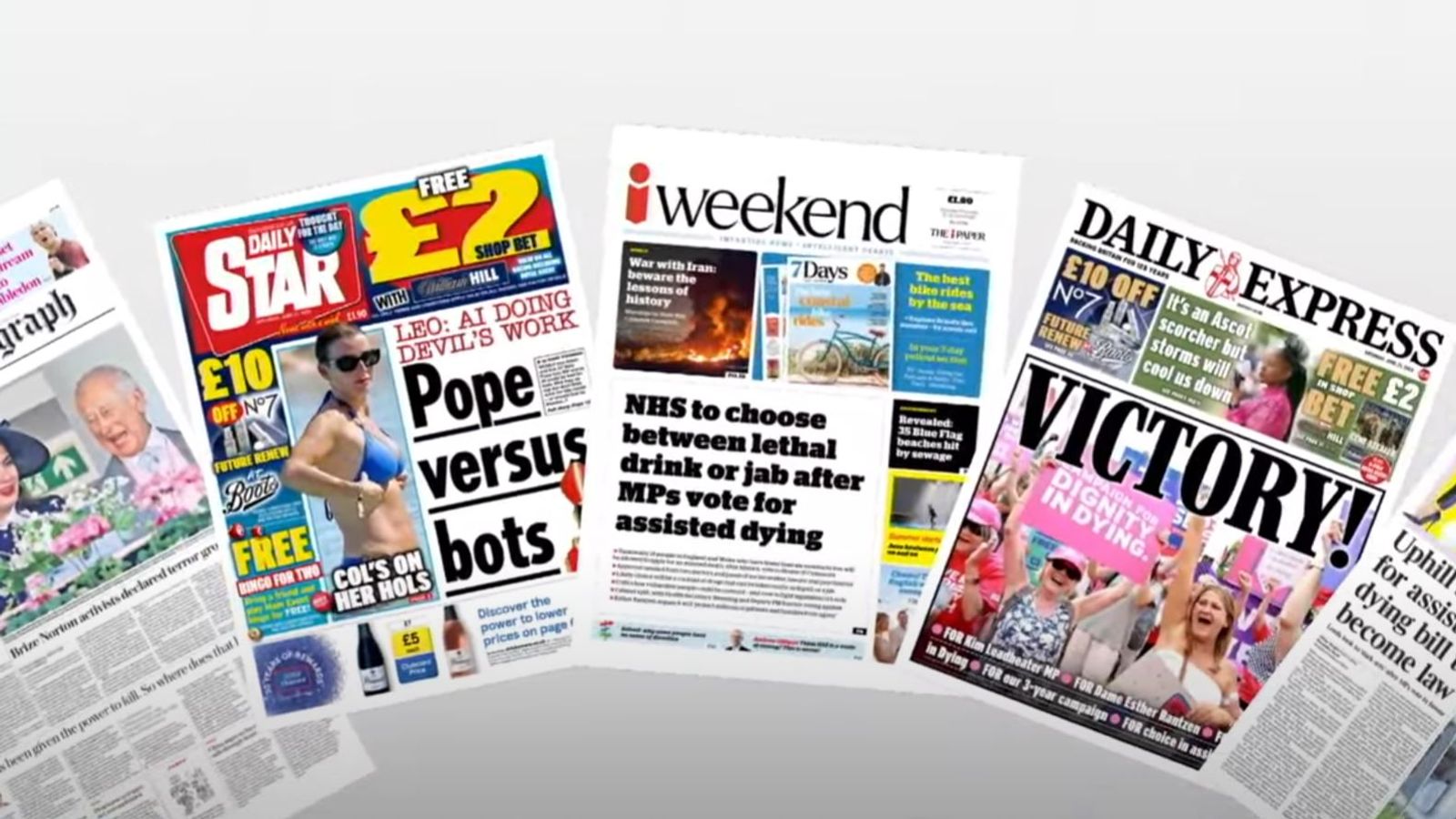 Saturday's national newspaper front pages | UK News – Sky News   news.sky.com