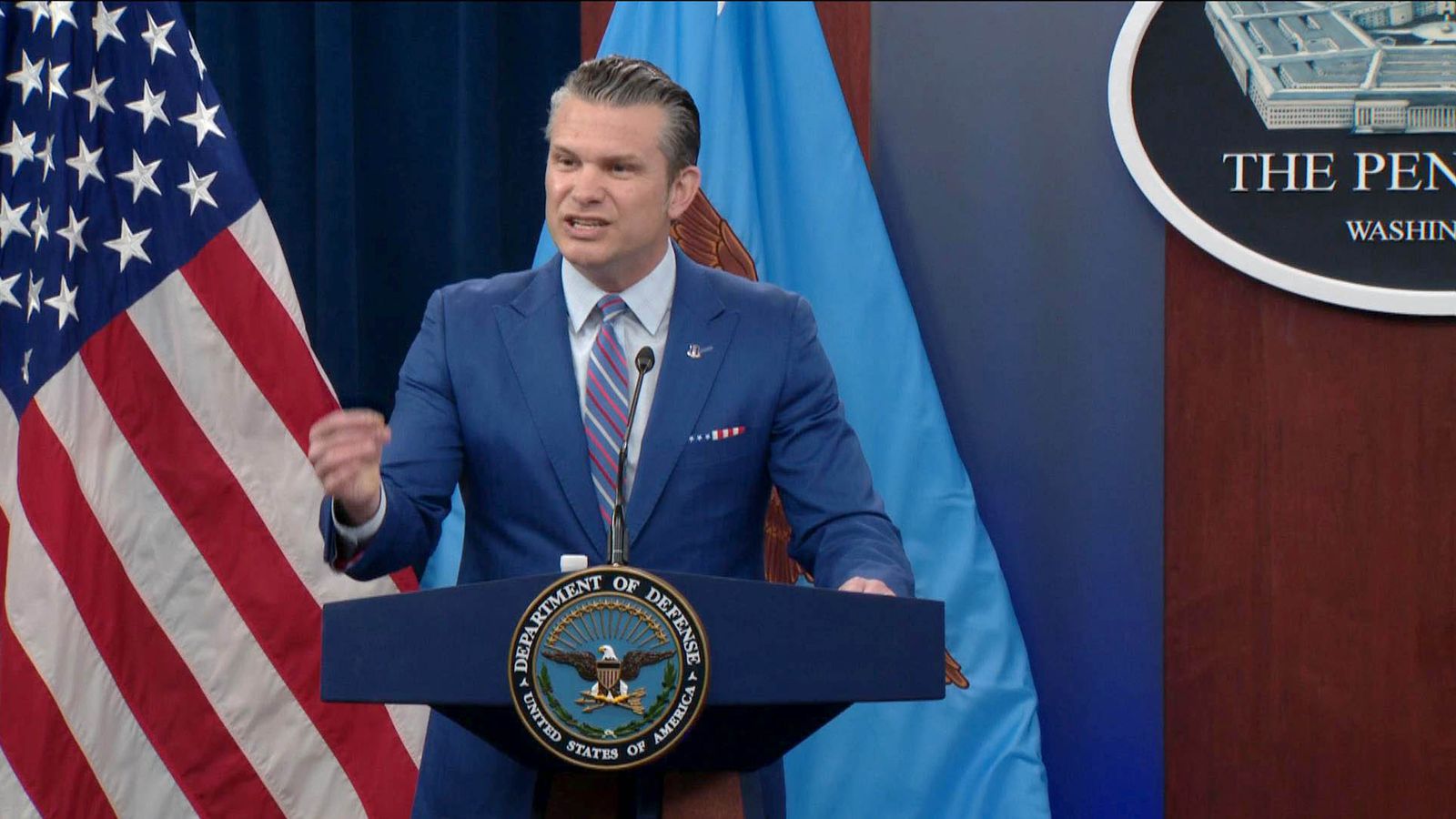 US defence secretary's Iran strikes briefing turned into a full throttle assault on the press
