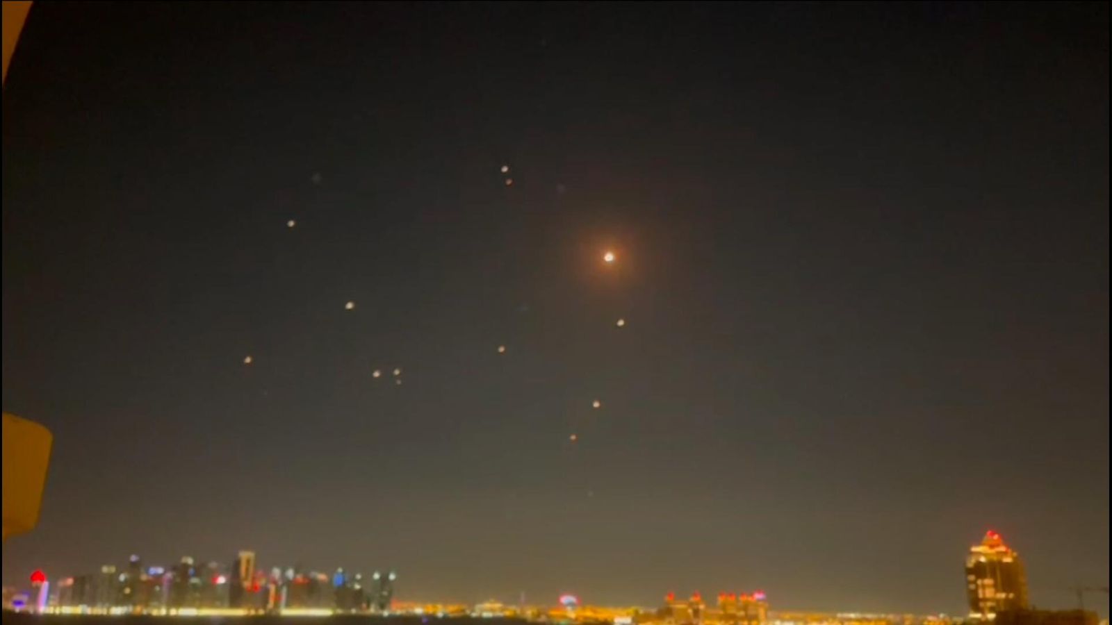 Israel-Iran live: US bases targeted by Iranian missiles but sources say Iran may have given warning