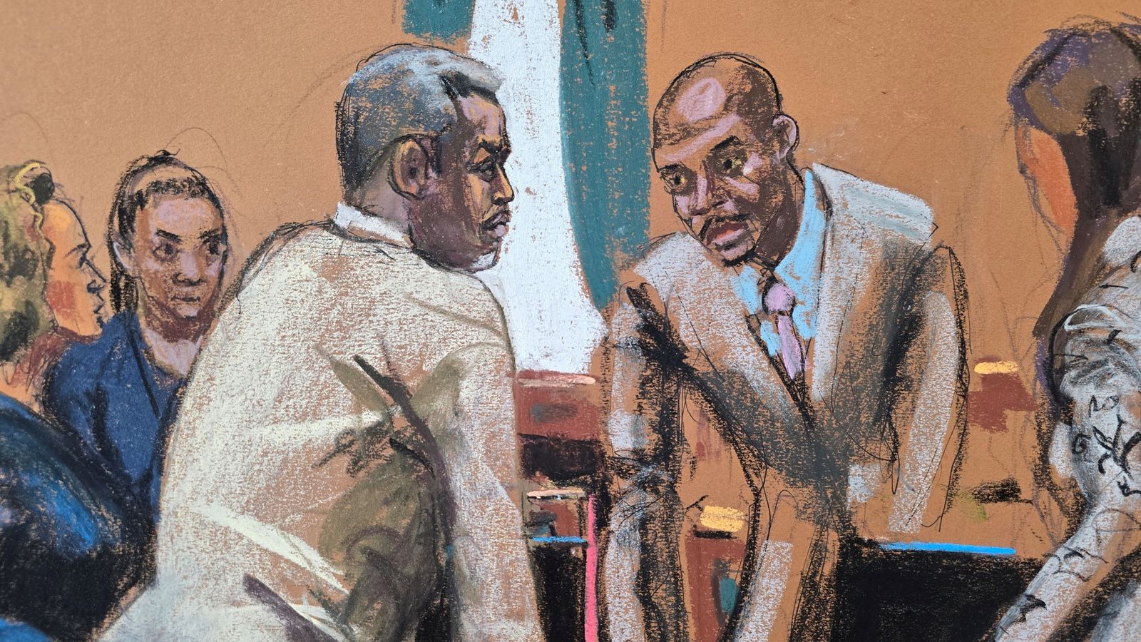 Diddy trial latest: Baby oil comes up again at Diddy trial – after judge threatens to throw rapper out of court | Ents & Arts News   news.sky.com