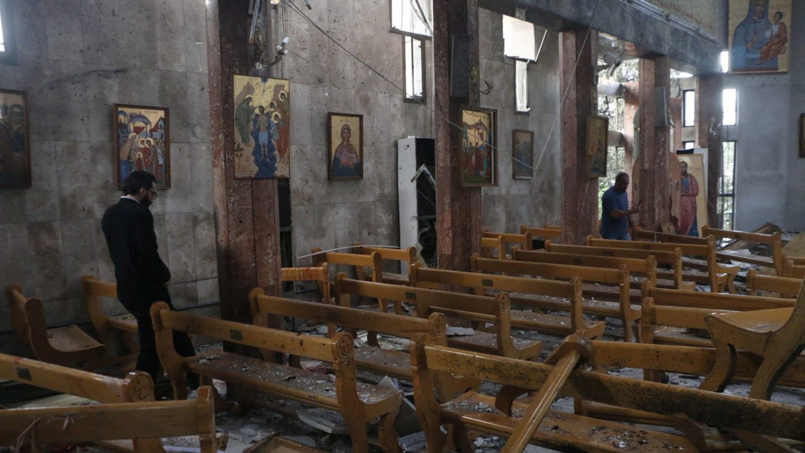 22 killed after suicide bomber opens fire at church and then detonates explosive vest