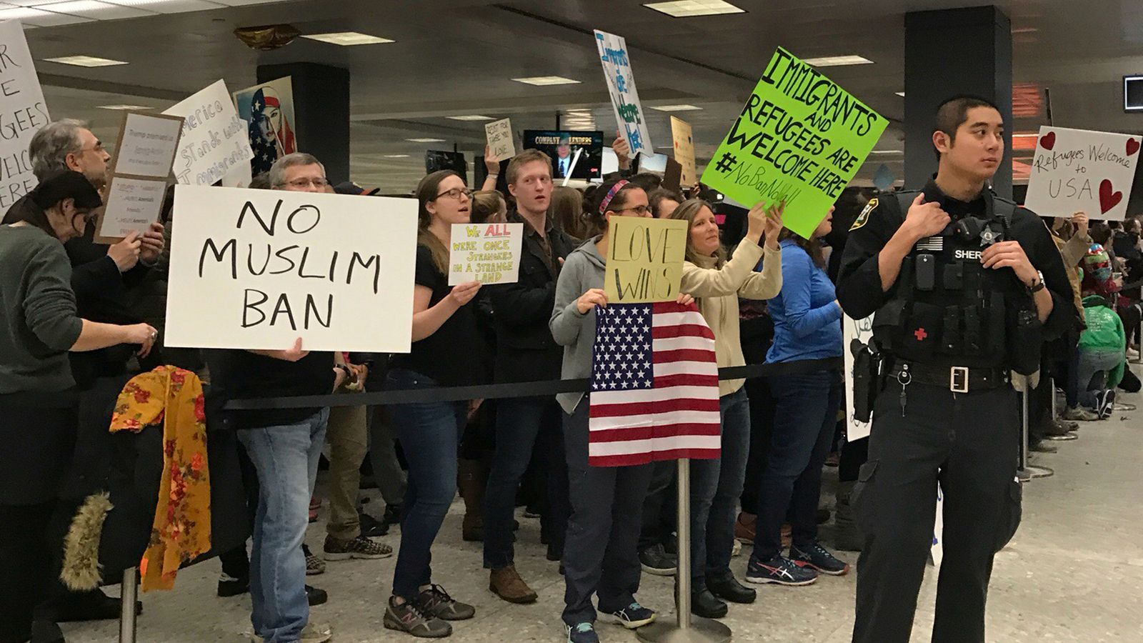 Trump signs travel ban targeting 12 countries with 'hostile attitudes' to the US