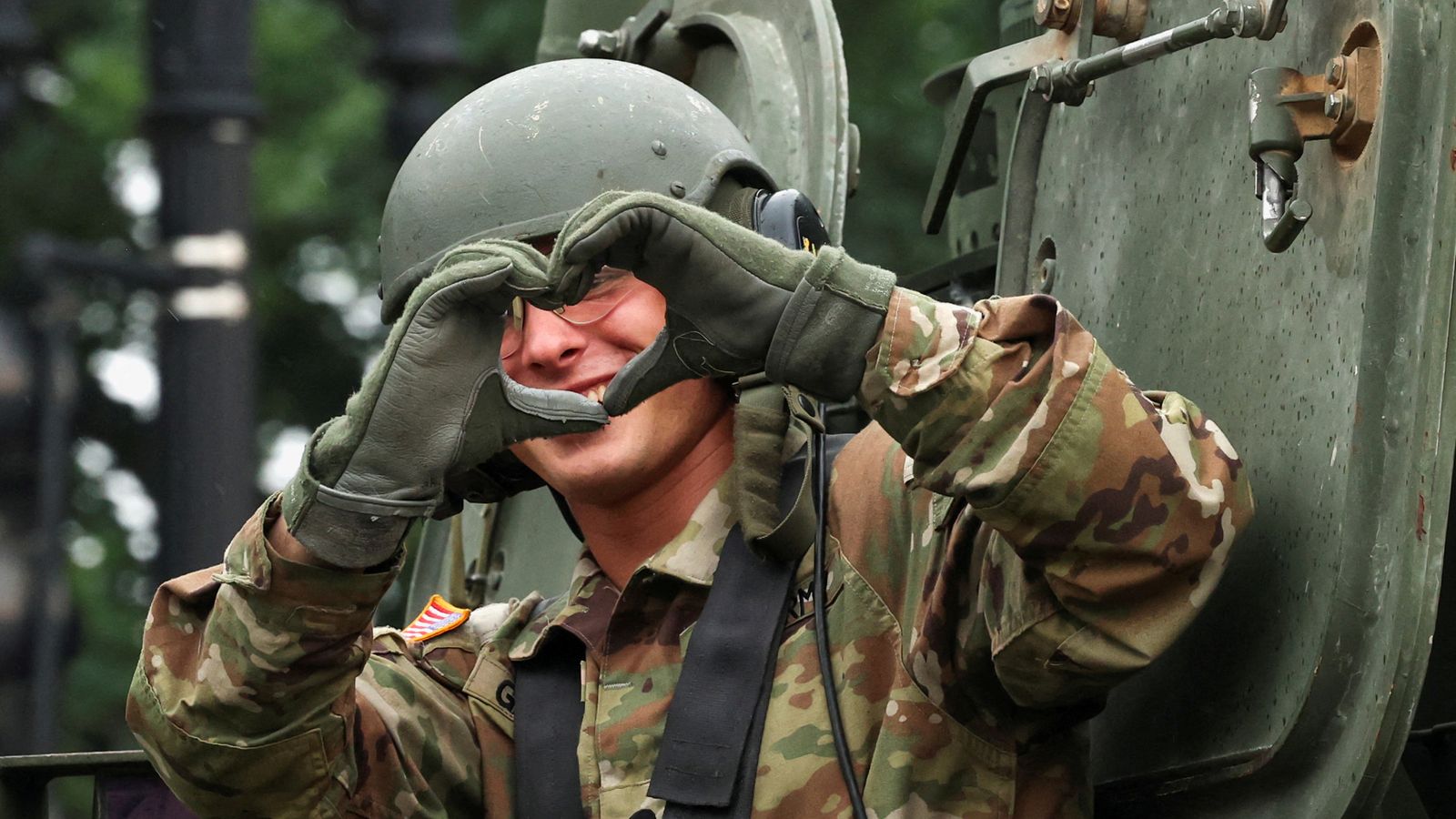 US Army 250th anniversary parade taking place in Washington - watch live