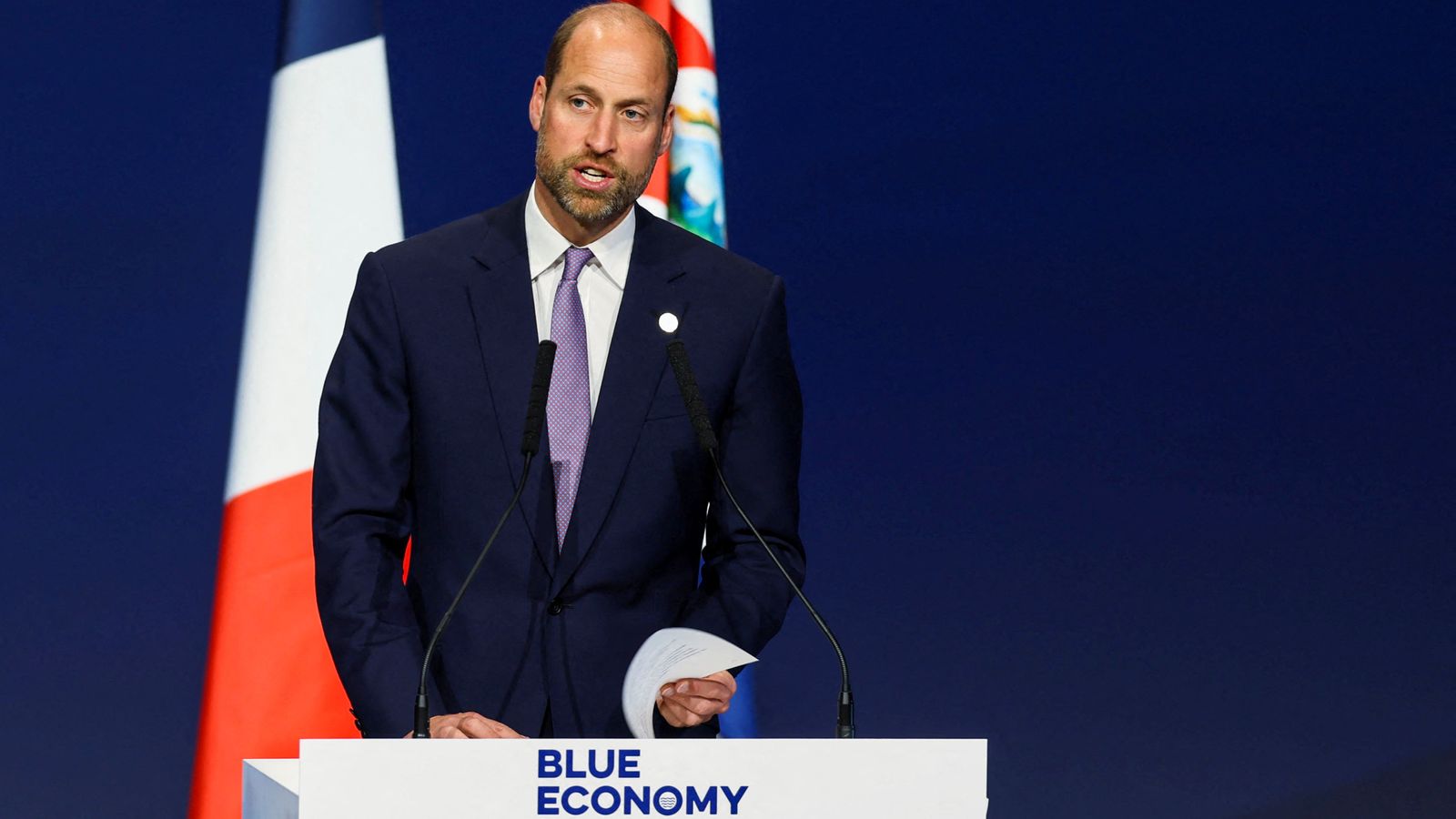 Prince William warns world’s oceans are ‘diminishing before our eyes’ in call for urgent action