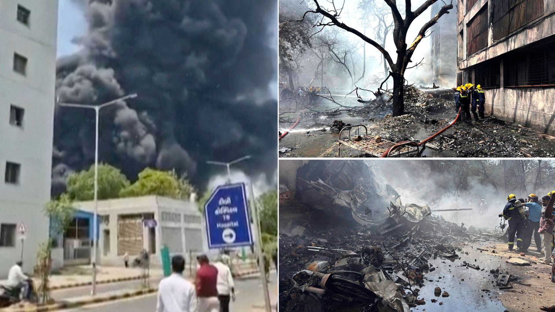 India to London plane crashes with 242 people on board