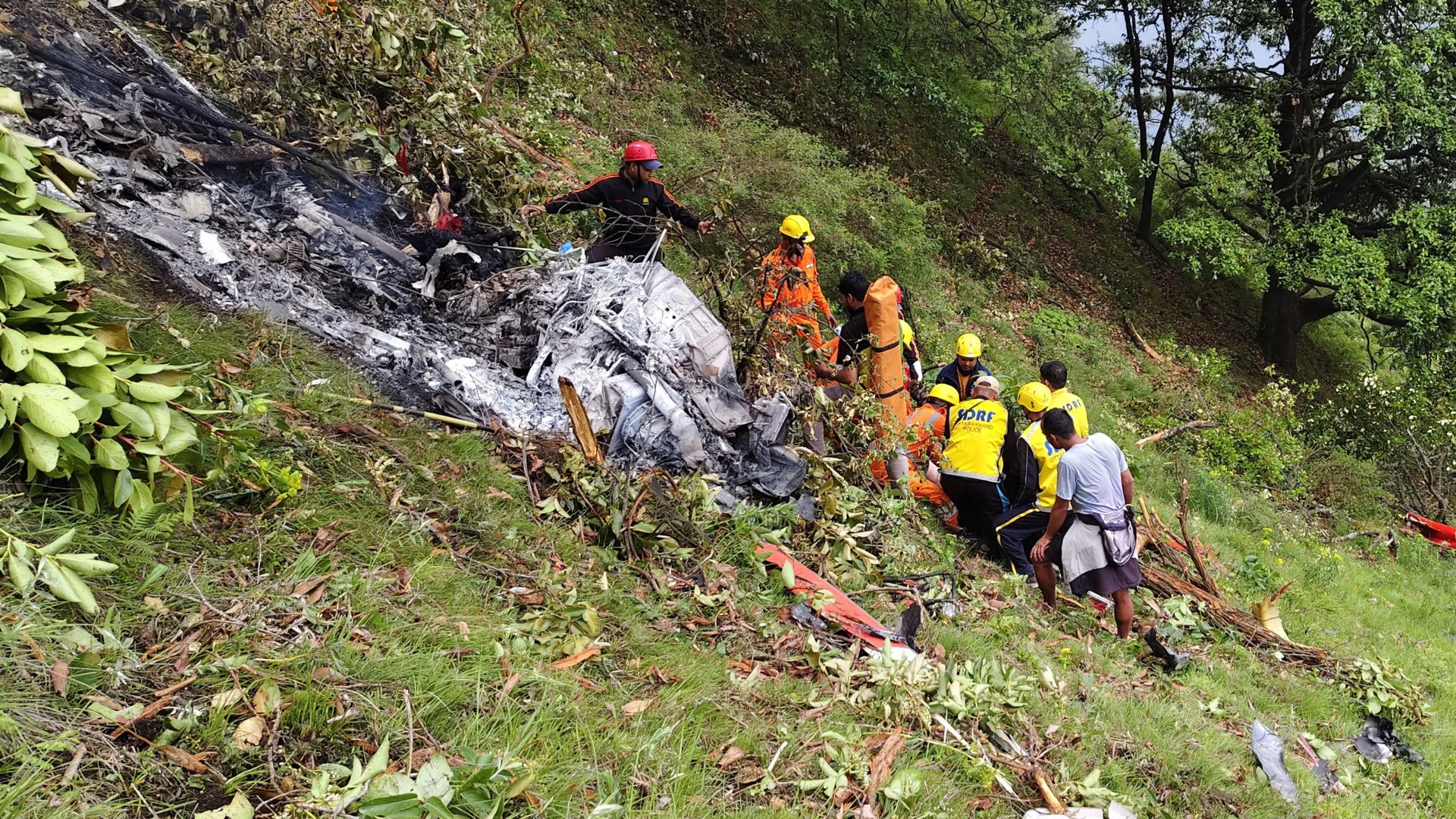 Helicopter crashes in India, killing seven people