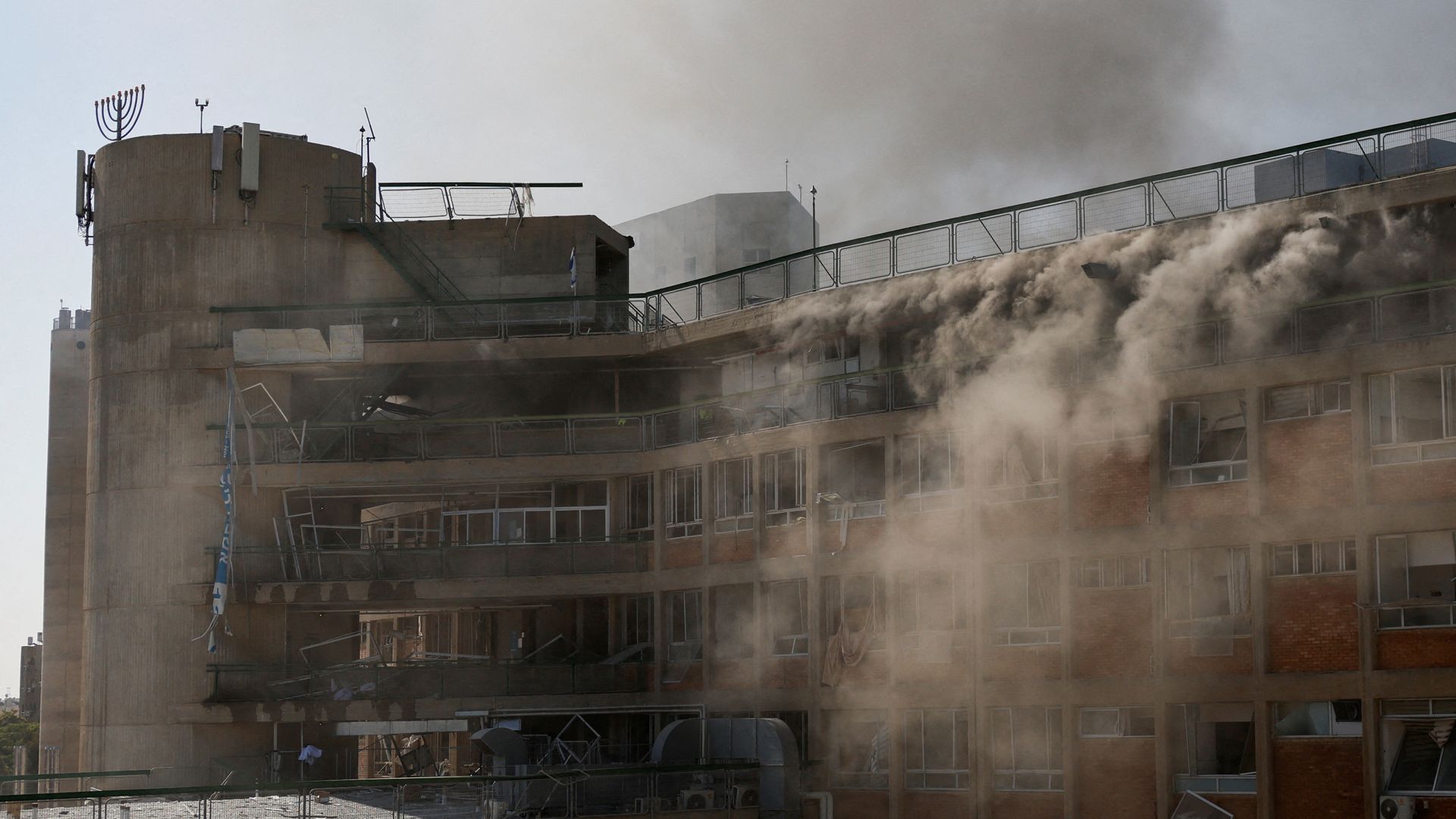 Hospital struck in Israel as IDF attacks Iran nuclear site