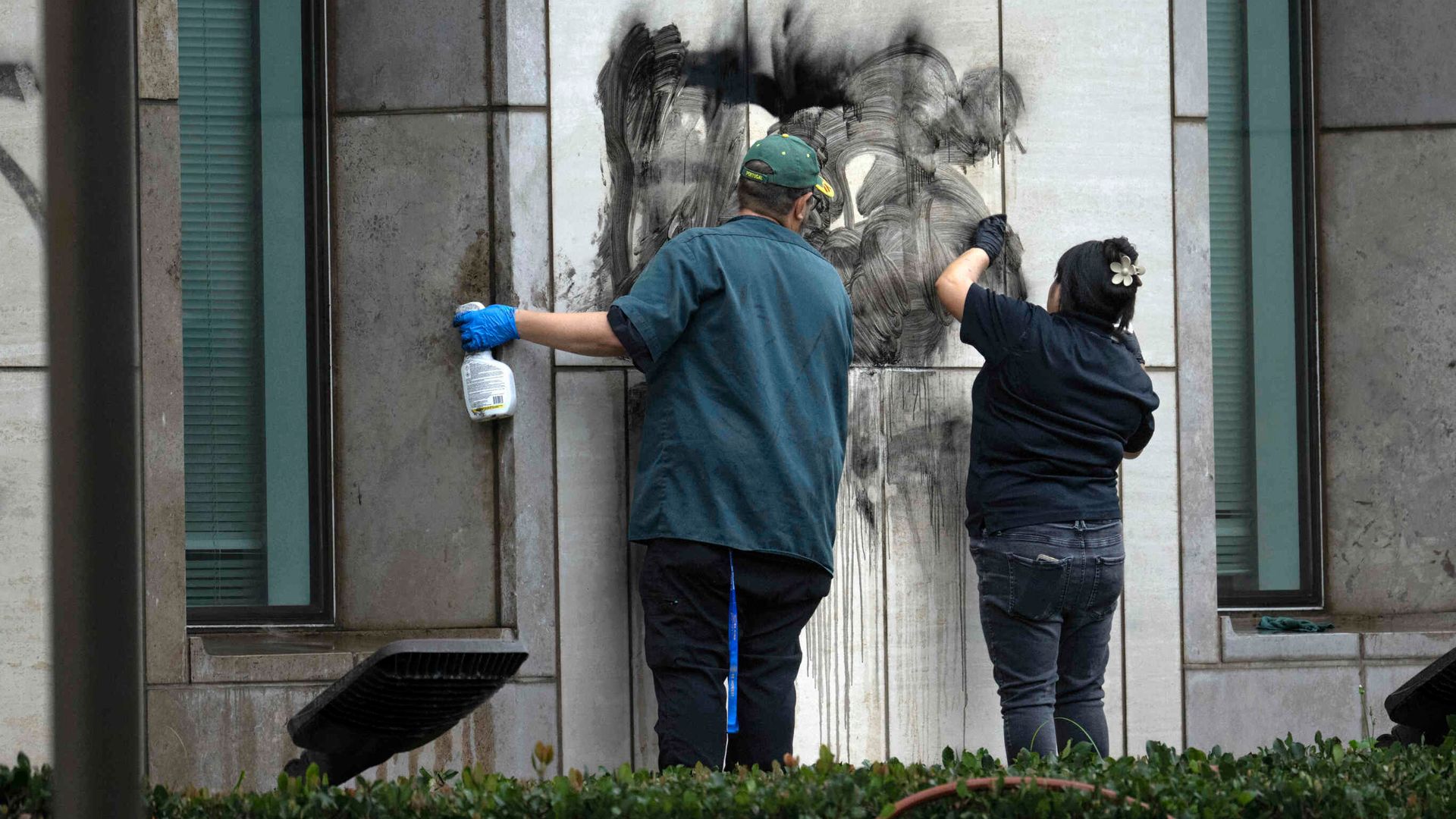 LA mayor imposes curfew 'to stop the looting' as police make 197 arrests