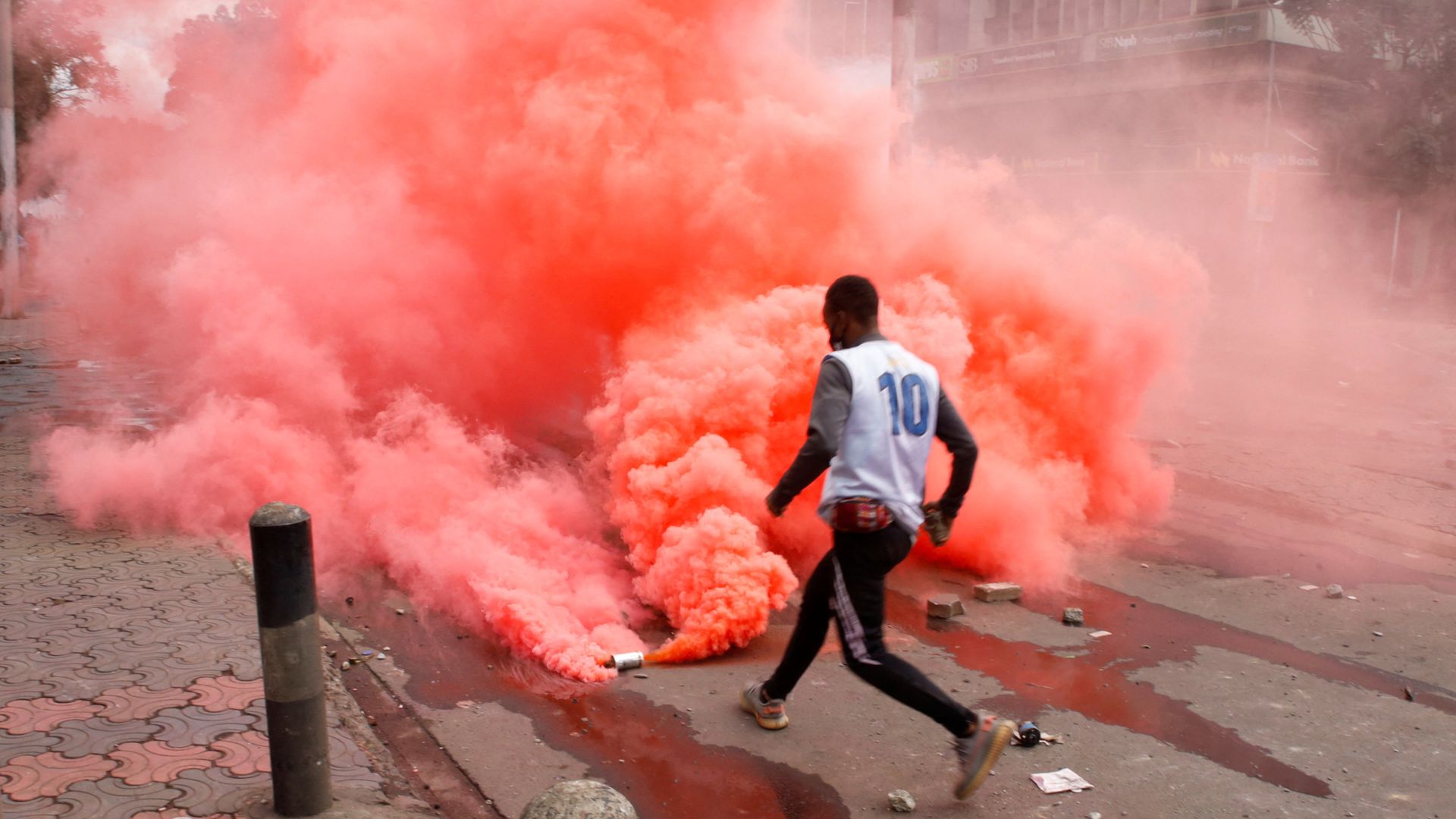 More than a dozen people killed in Kenya during anti-government protests, human rights group says
