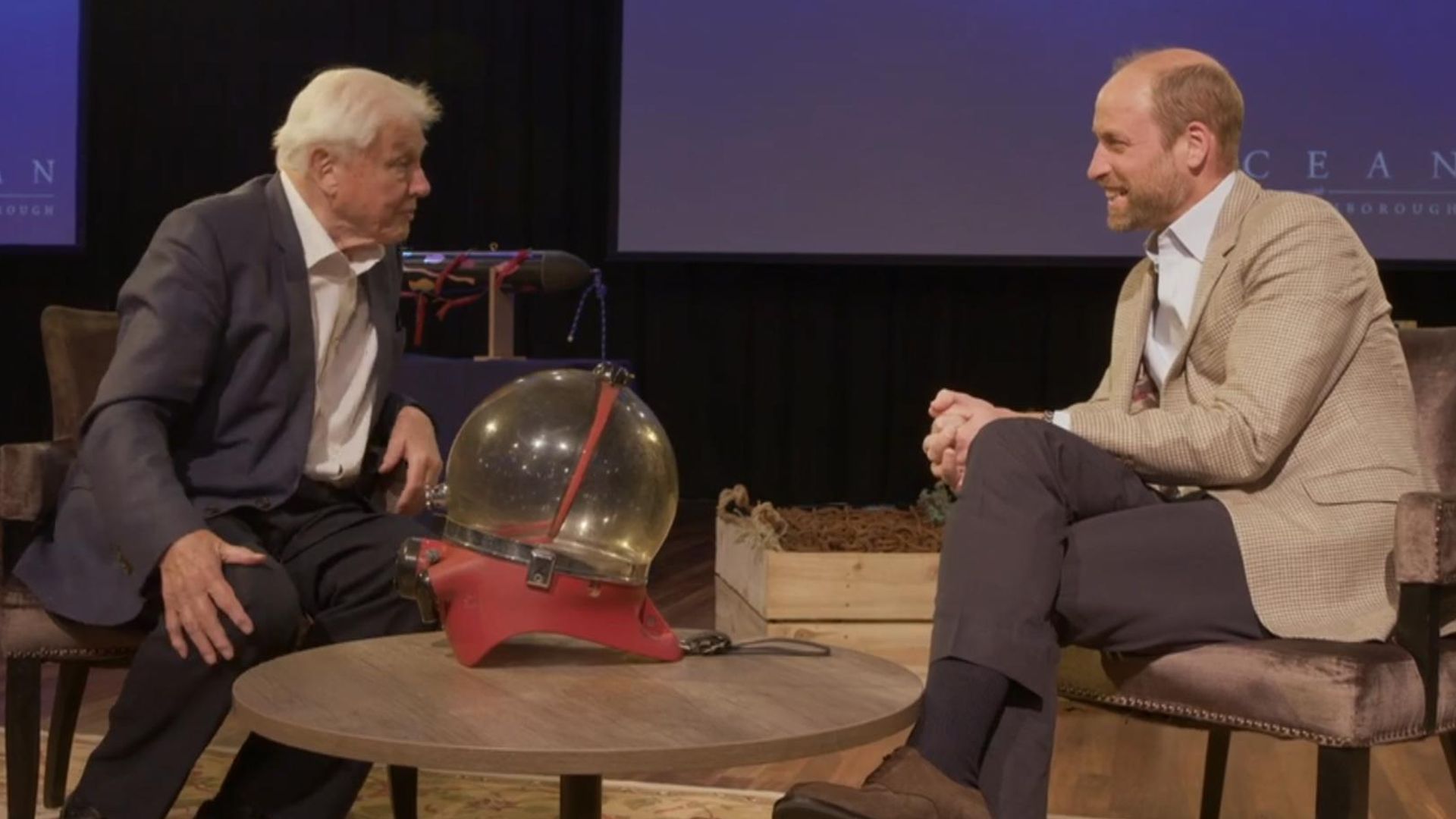 Prince William and Attenborough on 'unspeakably awful' deep ocean floor - as royal issues urgent call to action