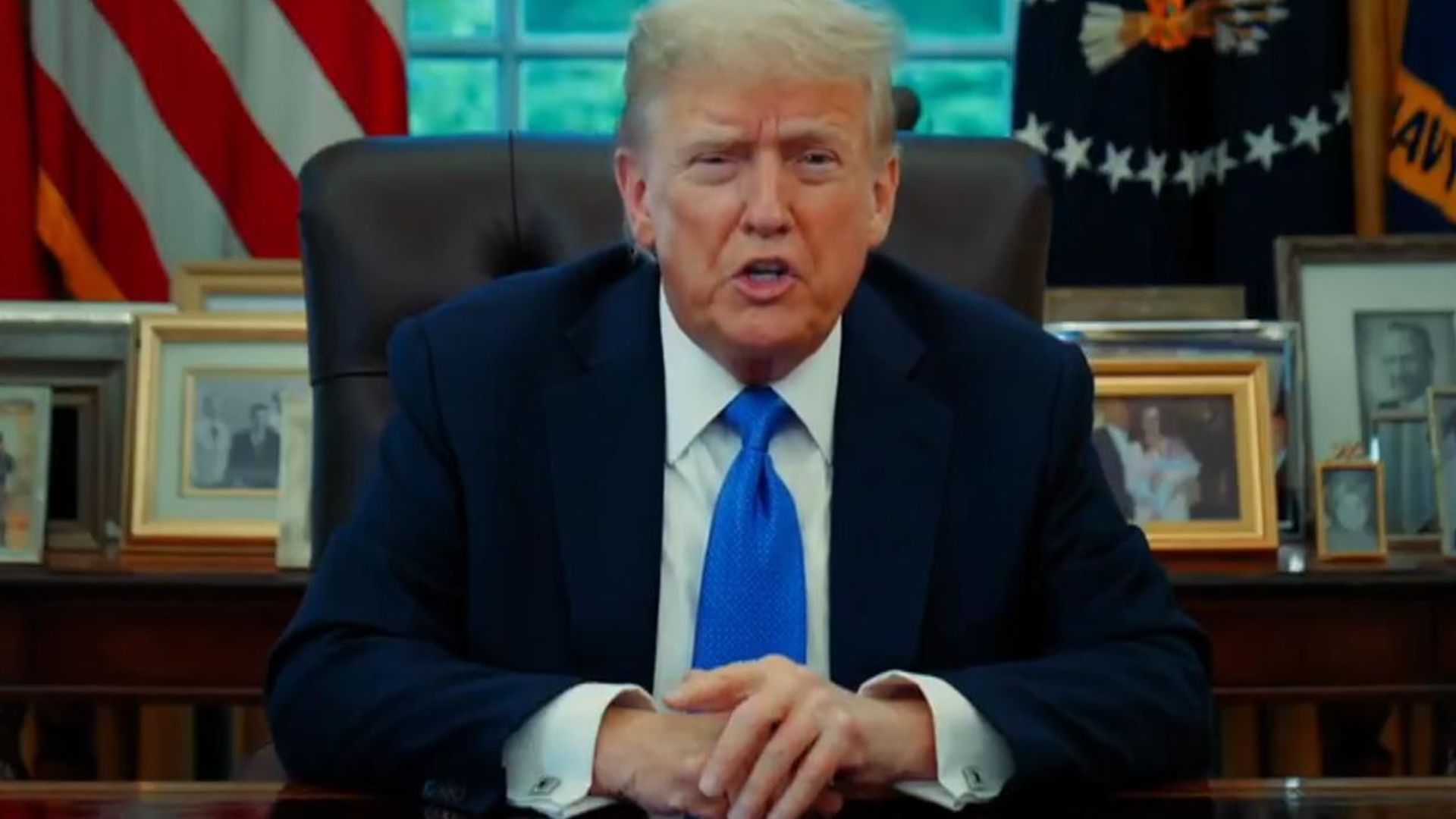 Trump signs travel ban targeting 12 countries with 'hostile attitudes' to the US