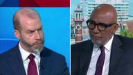 Reynolds speaking to Trevor Phillips on Sky News.
