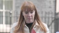 Deputy Prime Minister Angela Rayner leaves Downing Street,  
Pic: PA