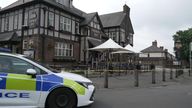 Officers found a 14-year-old boy with stab wounds at the scene. He later died in hospital.