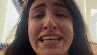Mehraveh's devastated plea on social media, begging for her father's release. Pic: Instagram/@mehravehkhandan
