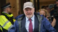 Sir Alan Bates. Pic: PA