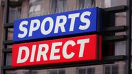 The Sports Direct logo in Sheffield in May 2025. File pic: PA