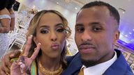 Mahad Abdi Mohamed with his sister. Pic: Met Police