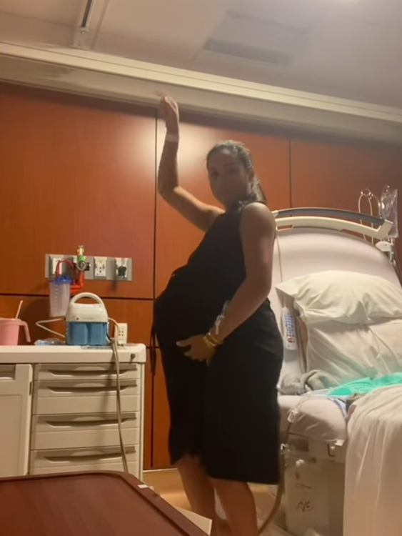 Meghan, the Duchess of Sussex, and Prince Harry dancing in hospital before she gives birth to Princess Lilibet
PORTRAIT ONLY