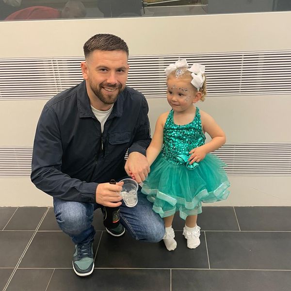 Greg Monks with his daughter