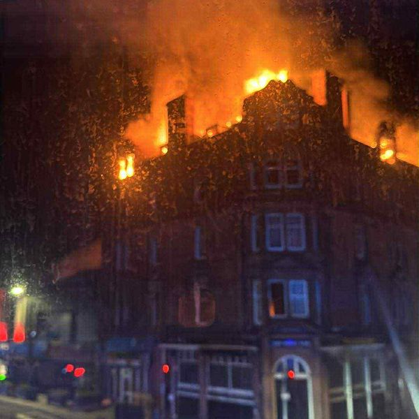A man died and an eight-year-old girl was injured in the fire. Pic: Momchil Ivanov/PA Wire