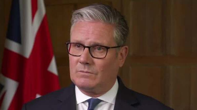 Keir Starmer has said his focus is on 'de-escalation'