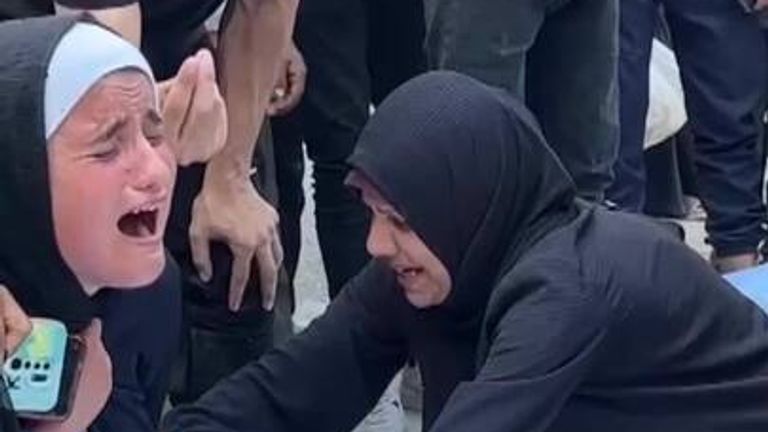 Dozens killed at beachfront cafe in Gaza after Israeli airstrike